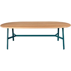TABLE CHÊNE OVALE 220 X 95 CM