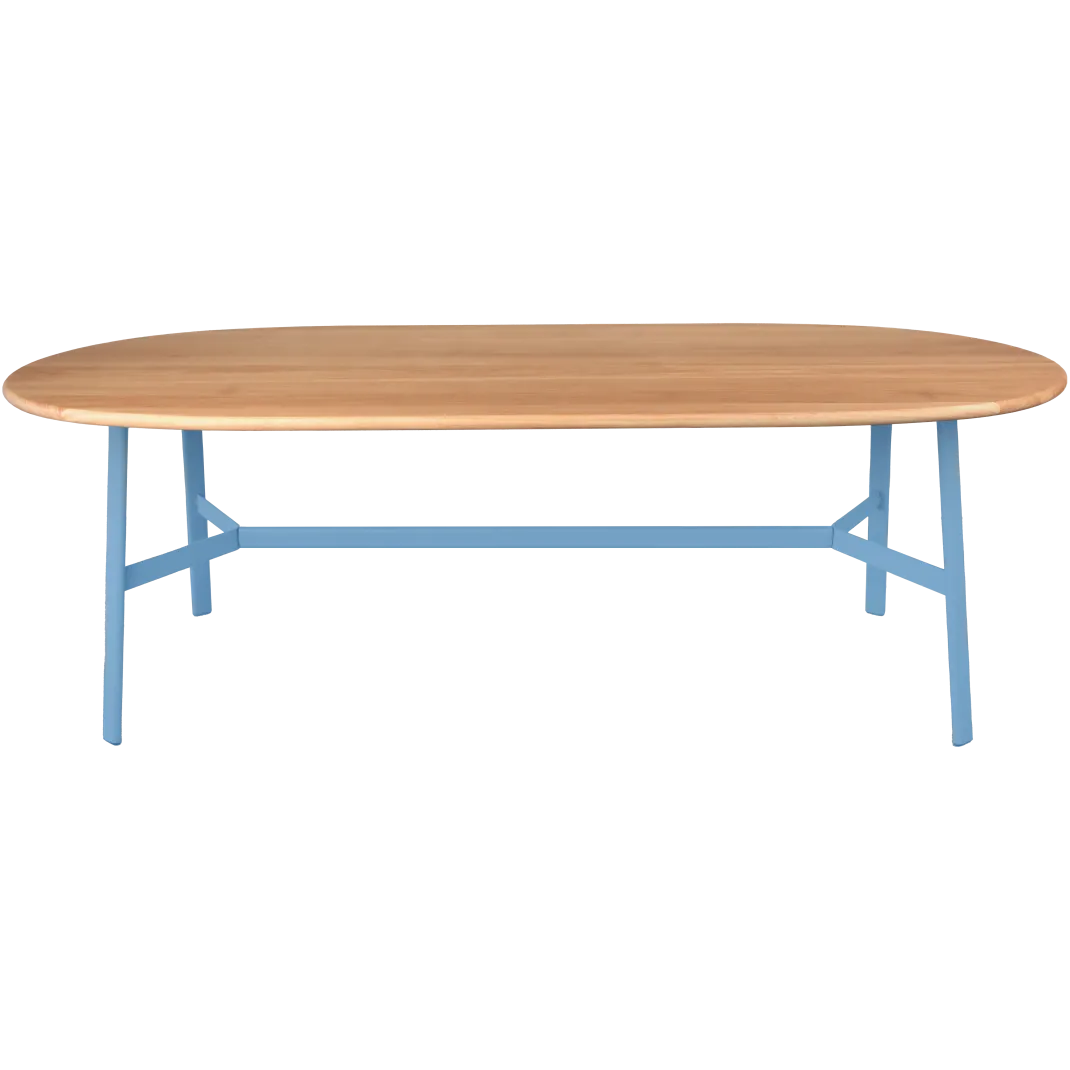 TABLE CHÊNE OVALE 220 X 95 CM