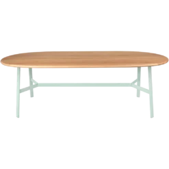 TABLE CHÊNE OVALE 220 X 95 CM