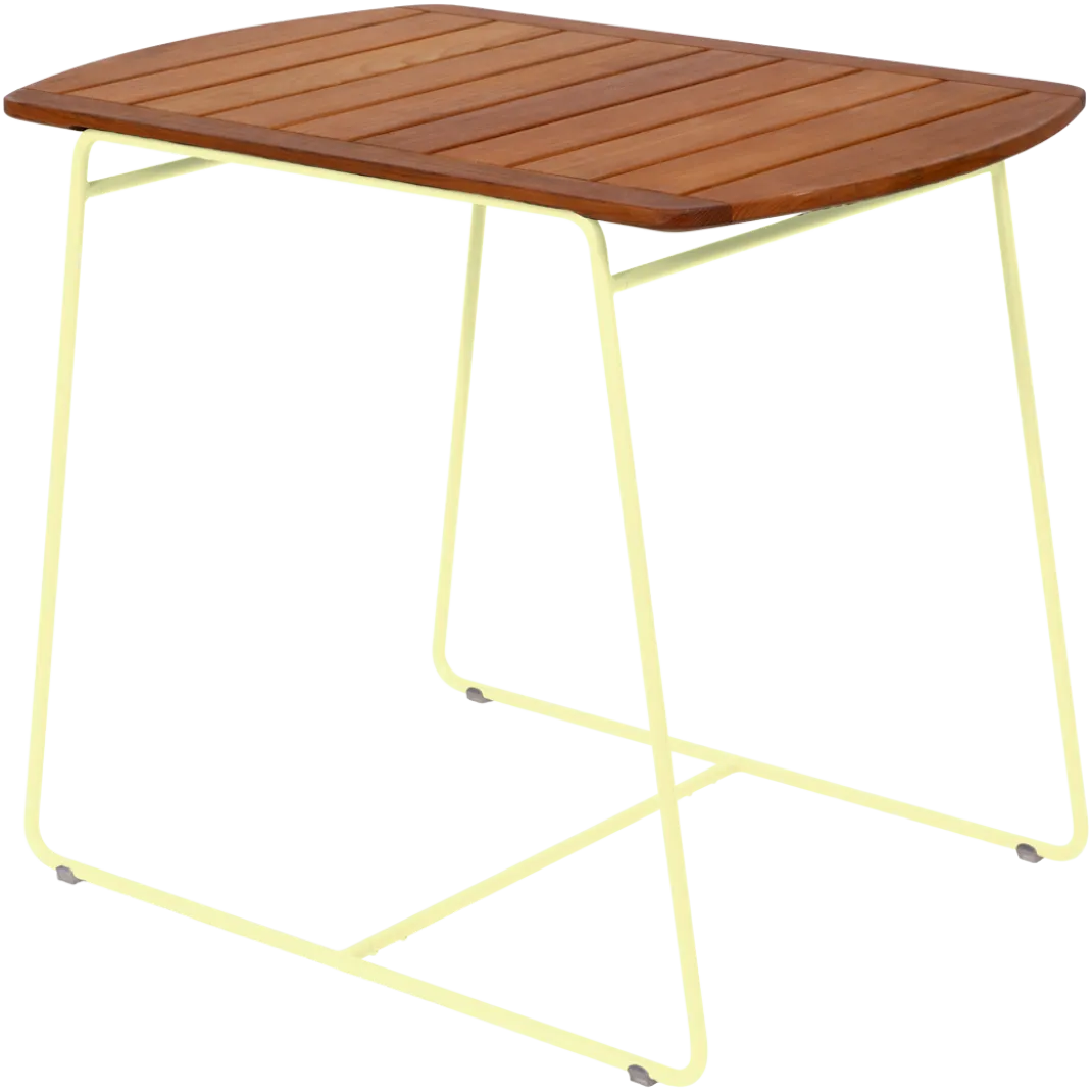 TABLE TECK 90 X 60 CM