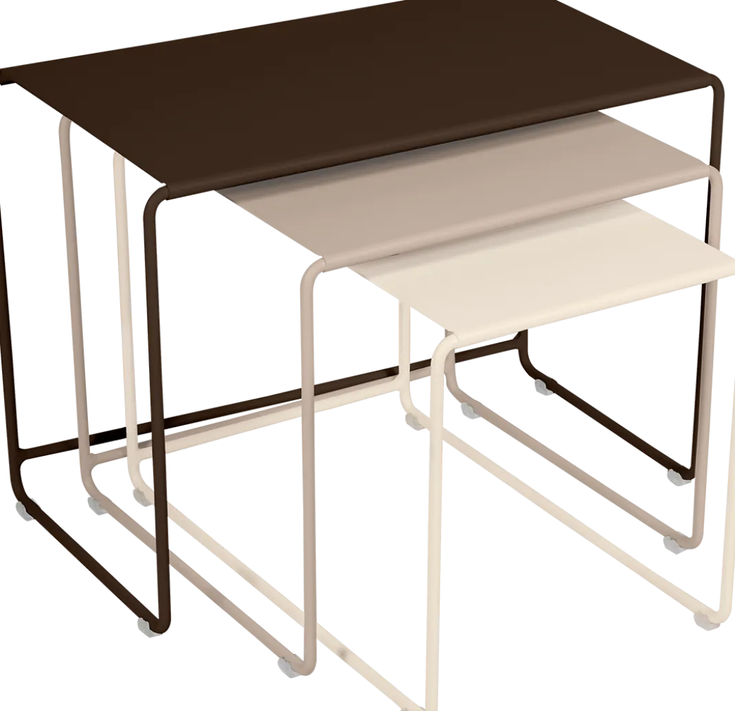 TRILOGIE DE TABLES BASSES GIGOGNES